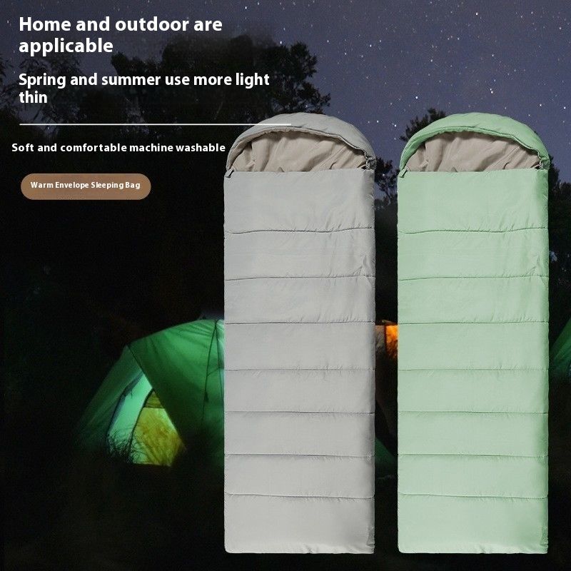 Colchoneta para dormir de algodón grueso, sin pegamento, cálida y agradable para la piel, para acampar al aire libre, para las cuatro estaciones_voghion.com