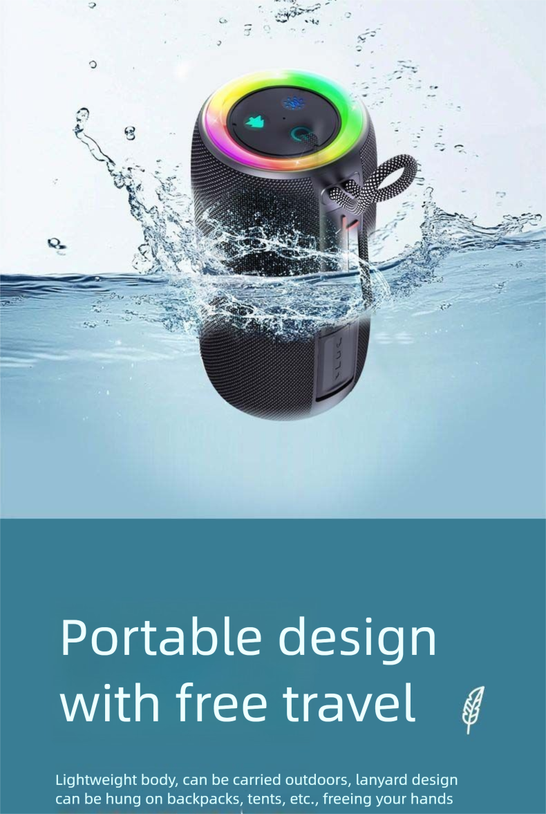 2025 New Berlin Sound Bluetooth Heavy Bass Portable Outdoor Waterproof Card Slot High-Quality Small Speaker_voghion.com