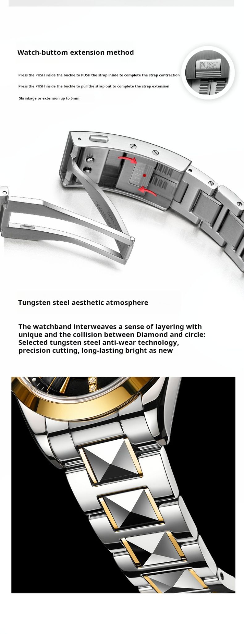 Carnival Marke High-End-Serie Luxus NH36A Mechanische Uhr Männer Wolfram Stahlband 50M Wasserdicht Woche Datum Uhren Herren_voghion.com