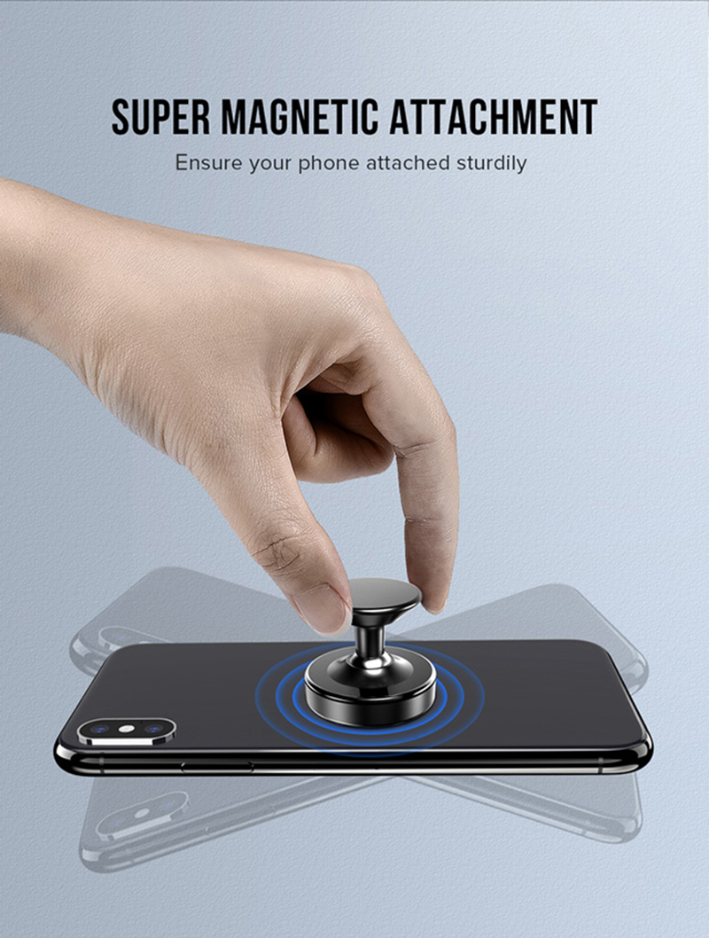 Magnetický držák na mobil do auta Držák na mobil Magnetický držák do auta pro iPhone 13 12 Samsung Redmi Xiaomi_voghion.com