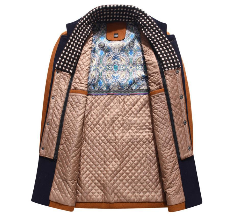 CT 2025 Wool Coat Autumn Winter Thickened Scarf Collar Jacket Men's Outerwear_voghion.com