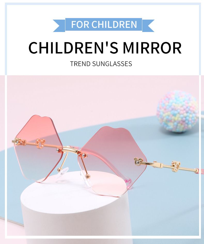 Occhiali da sole esagonali in metallo alla moda e alla moda, graziosi occhiali personalizzati per bambini, per maschi e femmine_voghion.com