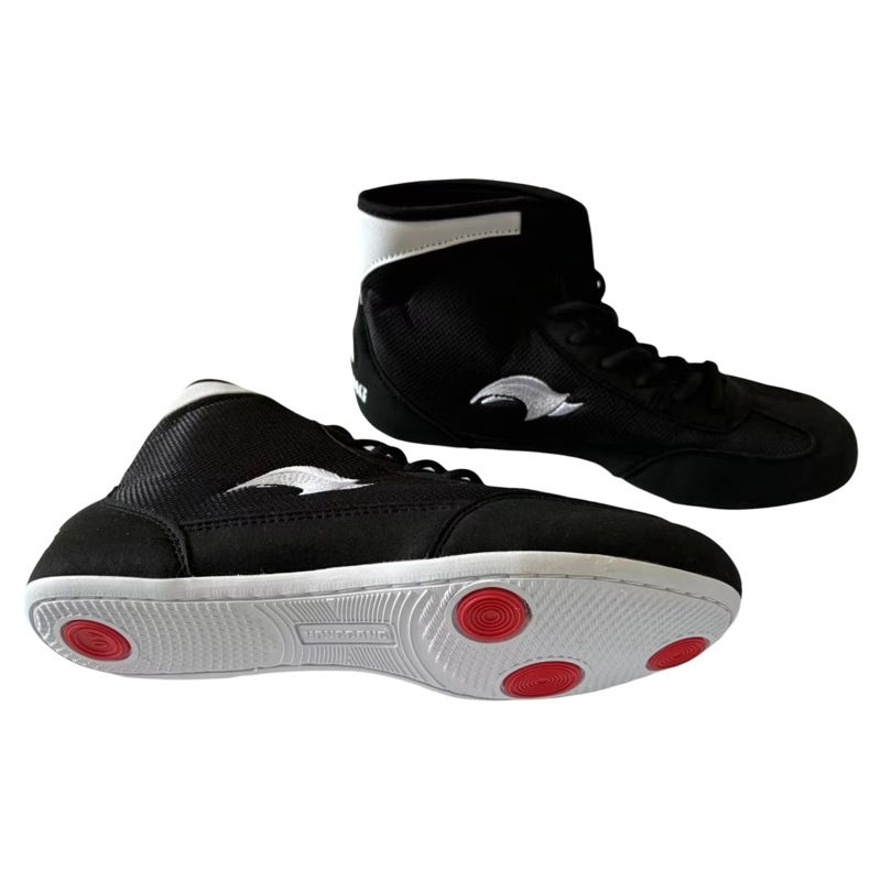 Scarpe da lotta Scarpe da allenamento per la competizione Scarpe da lotta libera cinese Scarpe da combattimento gratuite WRESTLING_voghion.com