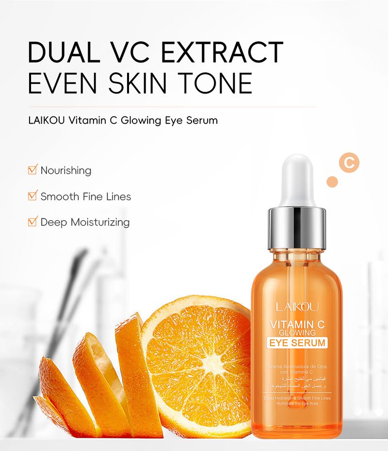 LAIKOU Suero para ojos con vitamina C 30 ml Cuidado cosmético para ojos_voghion.com