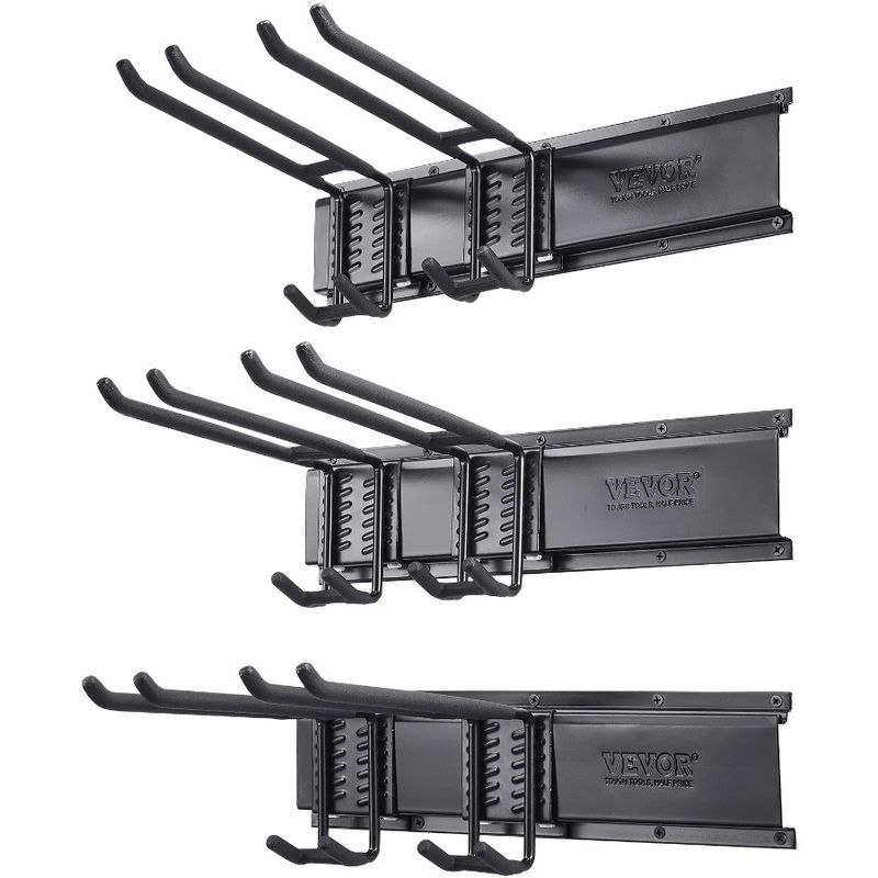 Organizzatore Organizzazione Rack Attrezzi Montaggio a Parete Carico Libbre 6 Yard 800 Regolabile Pesante Massimo Garage Con Giardino Capacità di Lavoro_voghion.com