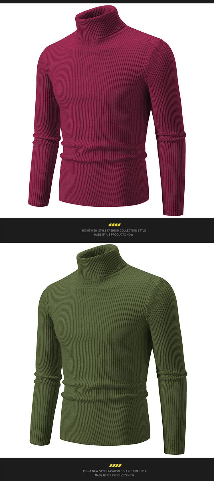 Maglione oversize da uomo in maglia – Pullover girocollo dalla vestibilità comoda (M-5XL) | Misto cotone traspirante e antipiega_voghion.com