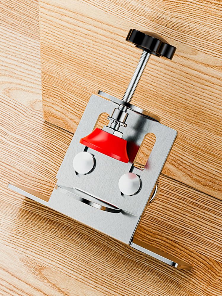 Jig di montaggio per ante di armadietti in acciaio inossidabile Jig di installazione per ante di armadietti per lavorazione del legno, strumento di posizionamento rapido per ante di armadietti_voghion.com