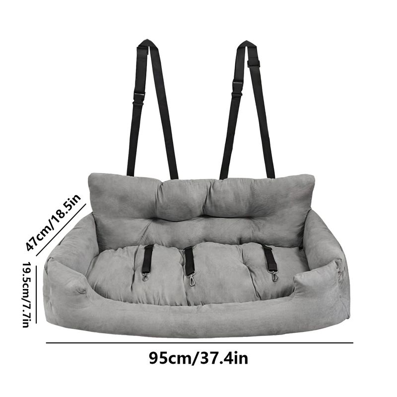 Cojín de gran venta para mascotas, asiento trasero doble, nido para perros y gatos para las cuatro estaciones_voghion.com