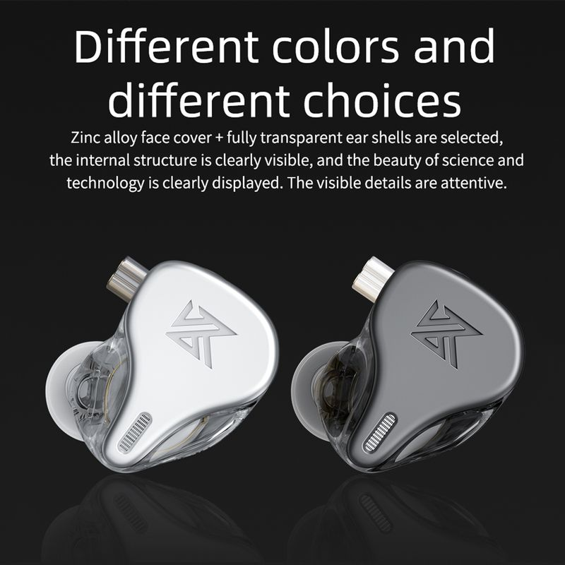 KZ DQ6 Dynamic Wired In-ear Noise Reduction HiFi Sport Earphone with Microphone_voghion.com