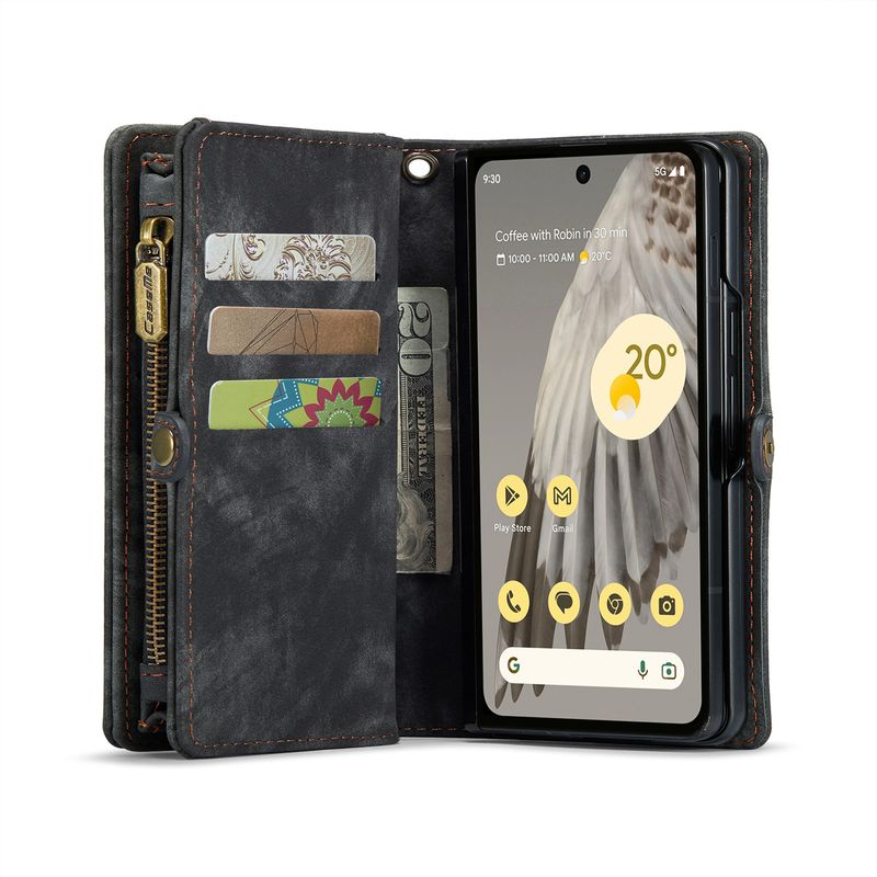 Gilt für Google Pixel Fold Card Ledertasche Neue Pixel Fold Telefontasche Brieftasche Schutzhülle_voghion.com