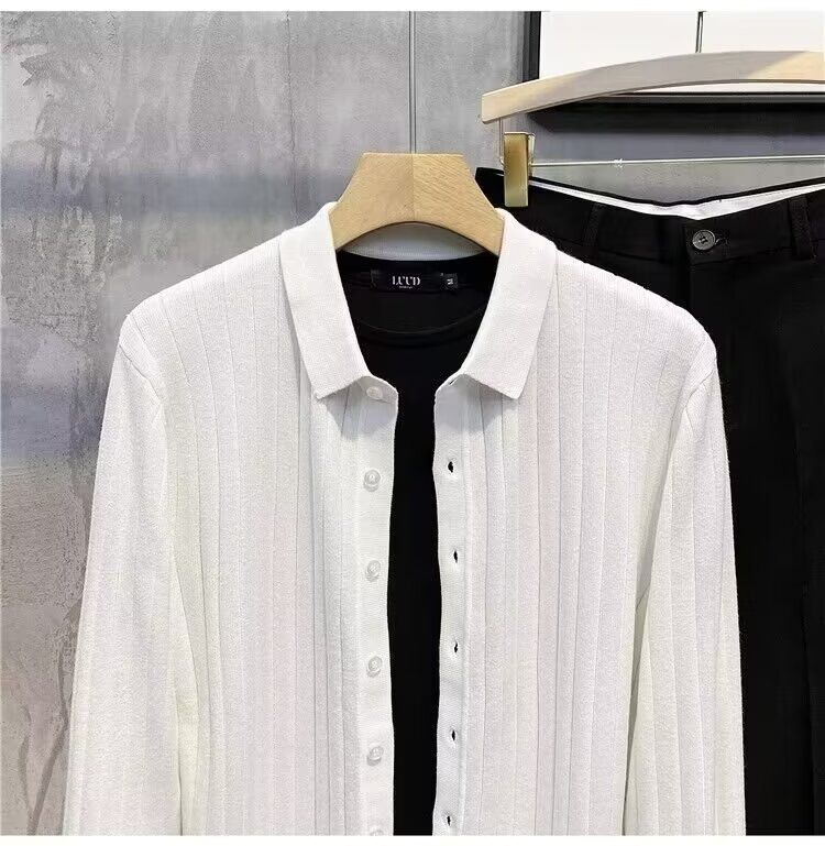 Men's Clothing 2024 autumn and winter trendy men's new men's casual jacket warm cardigan sweater sweater_voghion.com