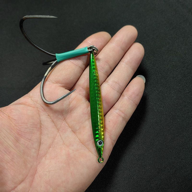 Blade Scale Casting Large Lure Fishing Gear Full Set Spear Hook Slim Long Iron Plate_voghion.com