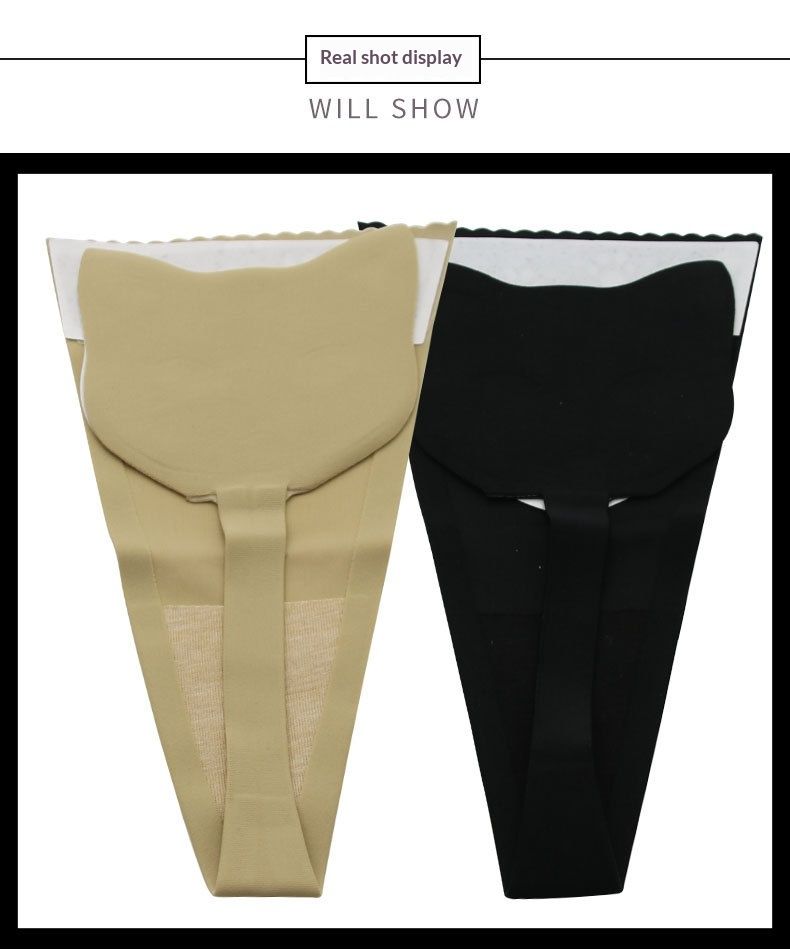 luckyqqyp Manufacturer Wholesale Invisible One-Piece Sexy Thong Women's Self-Adhesive Underwear Pure Color Fun C-Panties_voghion.com