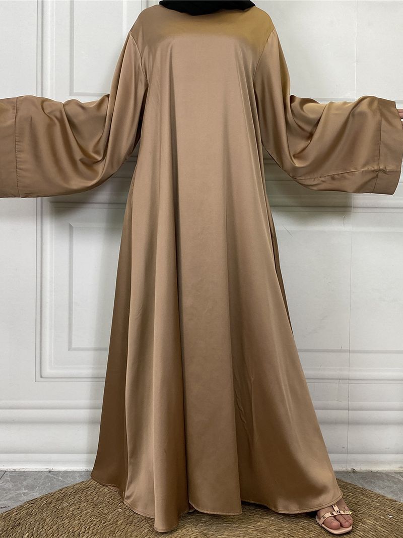 Yeni Müslüman Türk Abayas Jalabiyat Kadın Ramazan Kıyafetleri Fas Kaftan Parti Uzun Elbise Arap Kaftan Saten Kadın Elbisesi_voghion.com