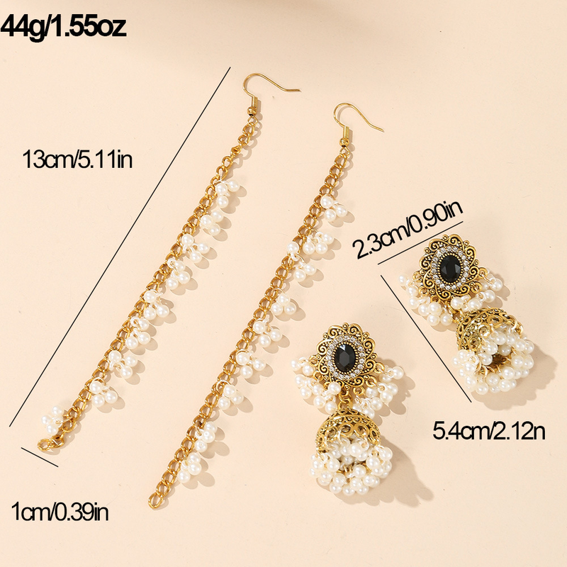 Designer Style Retro Bohemian Metal Ethnic Style Earrings Female Personality Temperament Exotic Style Earrings_voghion.com