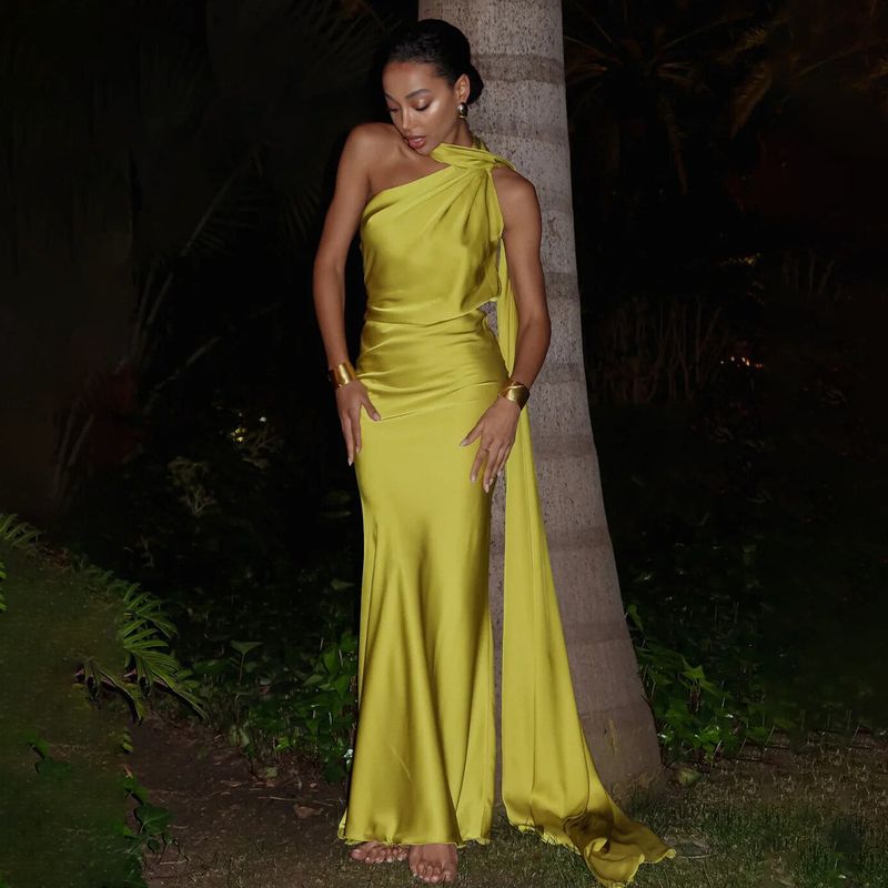 Trendy Open-Back Maxi Dress With Flowing Sash – Sexy High-Waist Bodycon Dress (Rose/White/Blue/Yellow/Black/Burgundy/Brown/Khaki/Purple/Red/Teal)_voghion.com