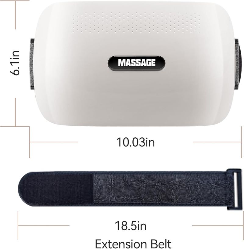 Upgraded Double Disc Abdominal Massager, Electric Stoh Massager For Digestion, Positive And Negative Massage, Alleviates_voghion.com