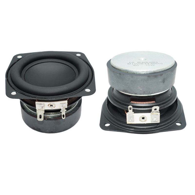 2 Ps 3 Inh 78MM Subwoofer Luidspreker 4 Ohm 15W Bas Audio Vierkante Woofer DIY Boekenplank Luidspreker Home Theater Geluid_voghion.com