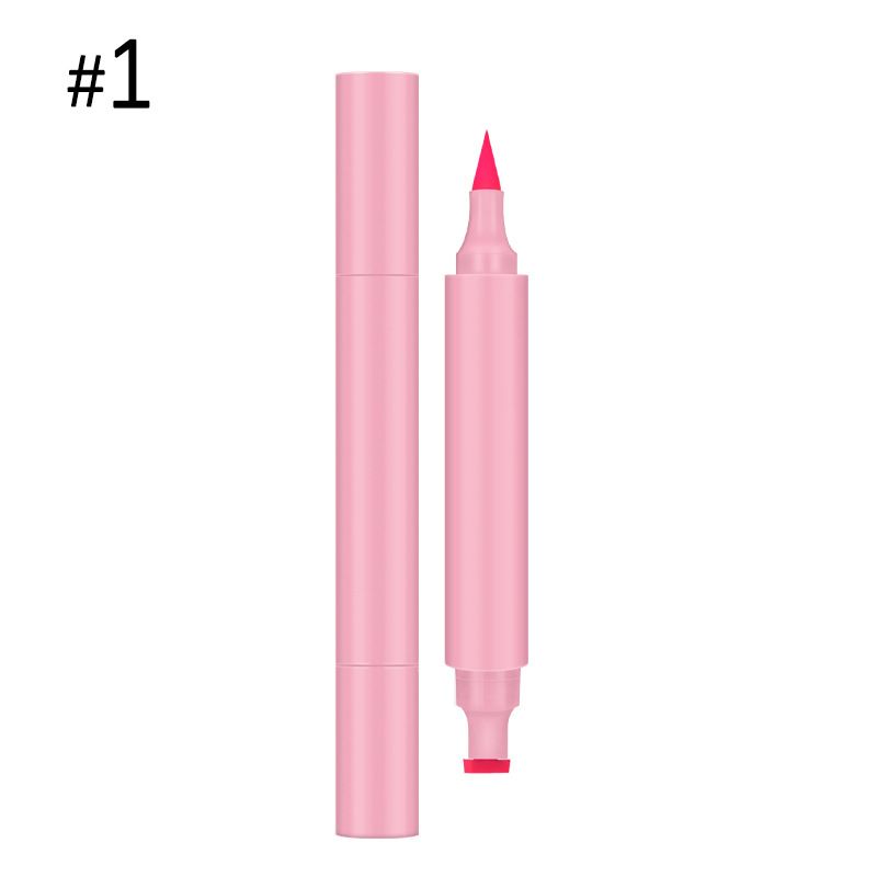 Powder-Free Rod Stamp Double-Ended 2-in-1 Fluorescent Color Non-Smudge Eyeliner_voghion.com