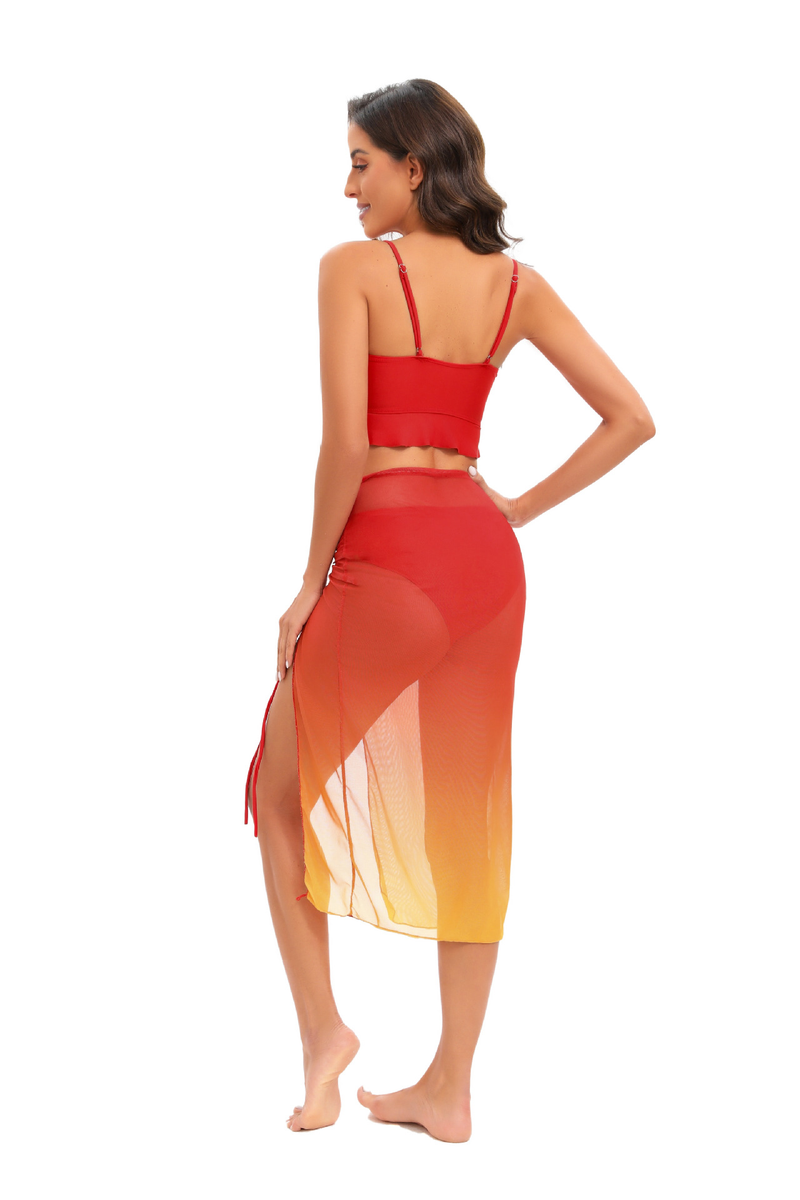 Bikini sexy da donna a triangolo diviso tinta unita_voghion.com