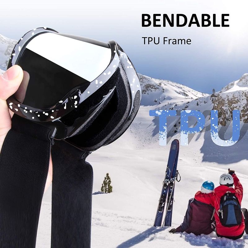 Unisex Ski Große sphärische gläser Schnee er brille/HX20 nti-fog_voghion.com