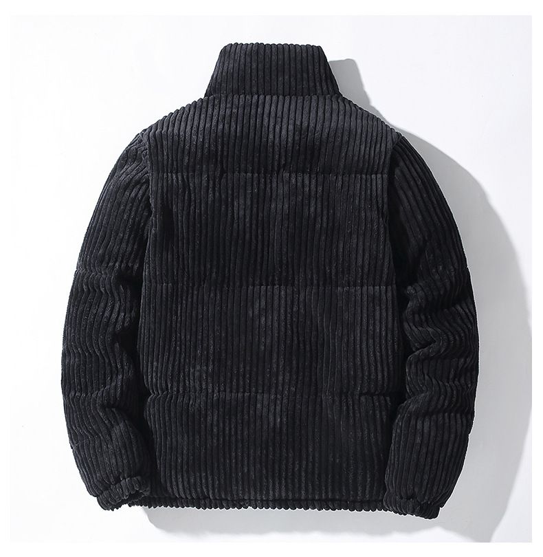 Vestiti invernali da uomo in velluto a coste spesso e caldo, giacca in cotone, top in lana d'agnello per studenti adolescenti_voghion.com