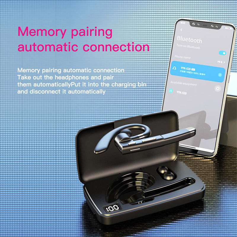 Earphone Wireless Headphones Stereo Handsfree Noise Canceling Bluetooth Headset With Mic For All Smart Phone_voghion.com