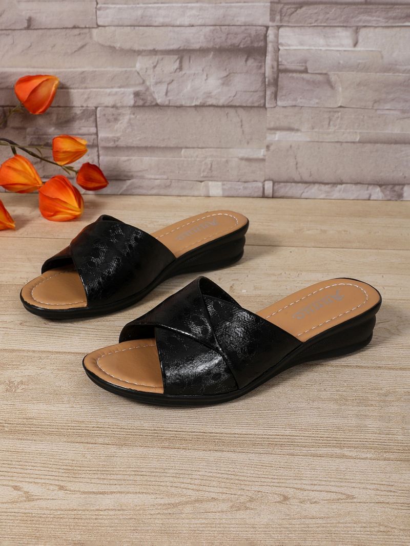 Nuovi sandali con zeppa a bocca di pesce, pantofole con una linea, pantofole da donna taglie forti, scarpe dorate_voghion.com