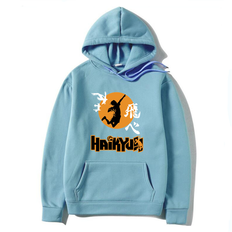Podzimní a zimní nový tisk Anime volejbal mládeže kreslený den Anime volná pánská a dámská mikina_voghion.com