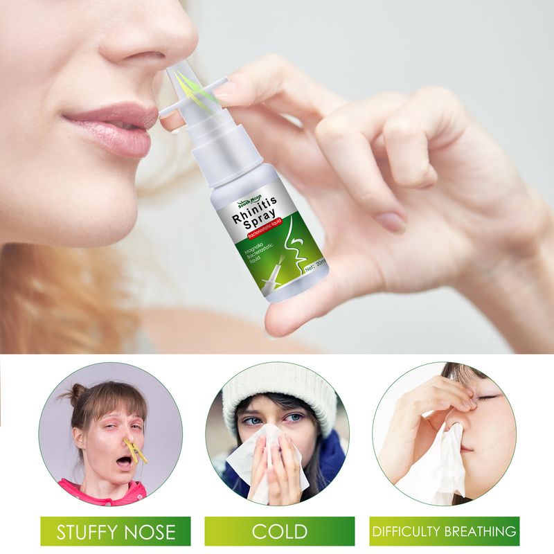 South Moon Nasal Litong Spray Limpiador Nasal Suave para Aliviar las Molestias Nasales Spray para el Cuidado Corporal_voghion.com