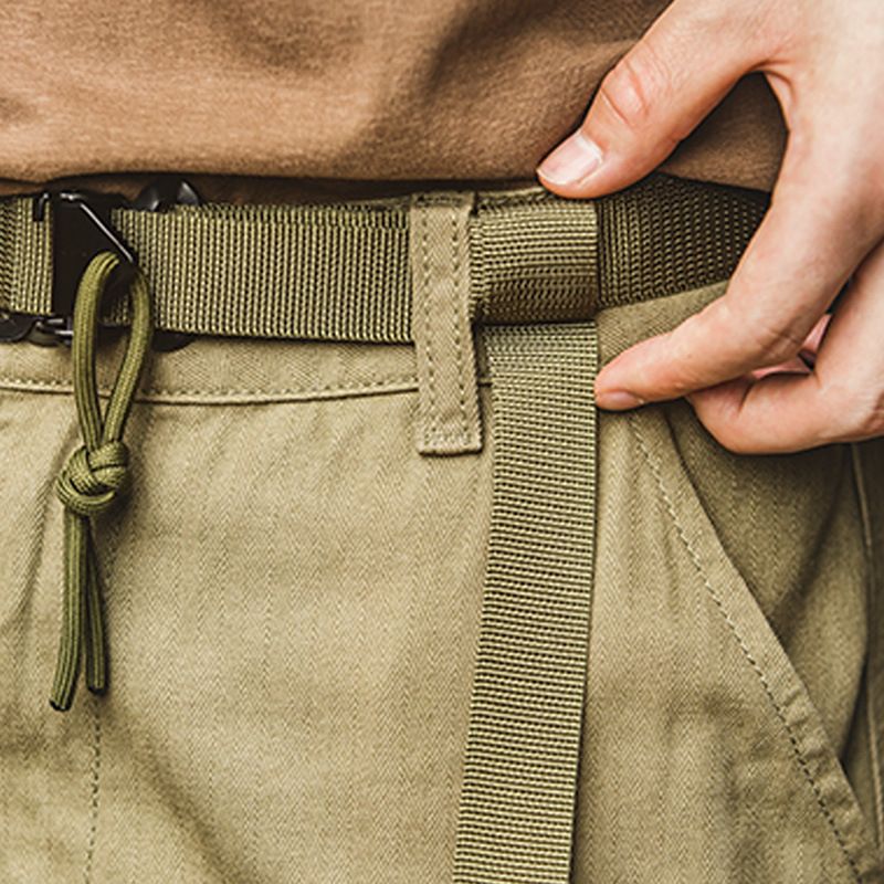 Special Airborne Quick Release Military Green Tactical Automatic Belt Men's_voghion.com