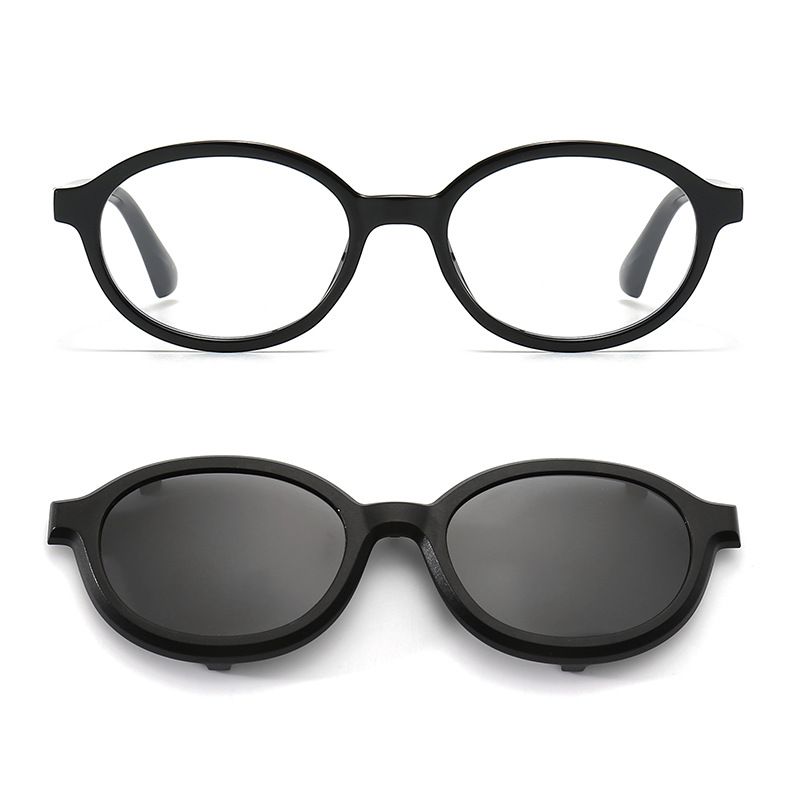 Children's sunglasses clip, hanging mirror set, polarizing lens, sun blocking dual-purpose anti blue light glasses, flat_voghion.com