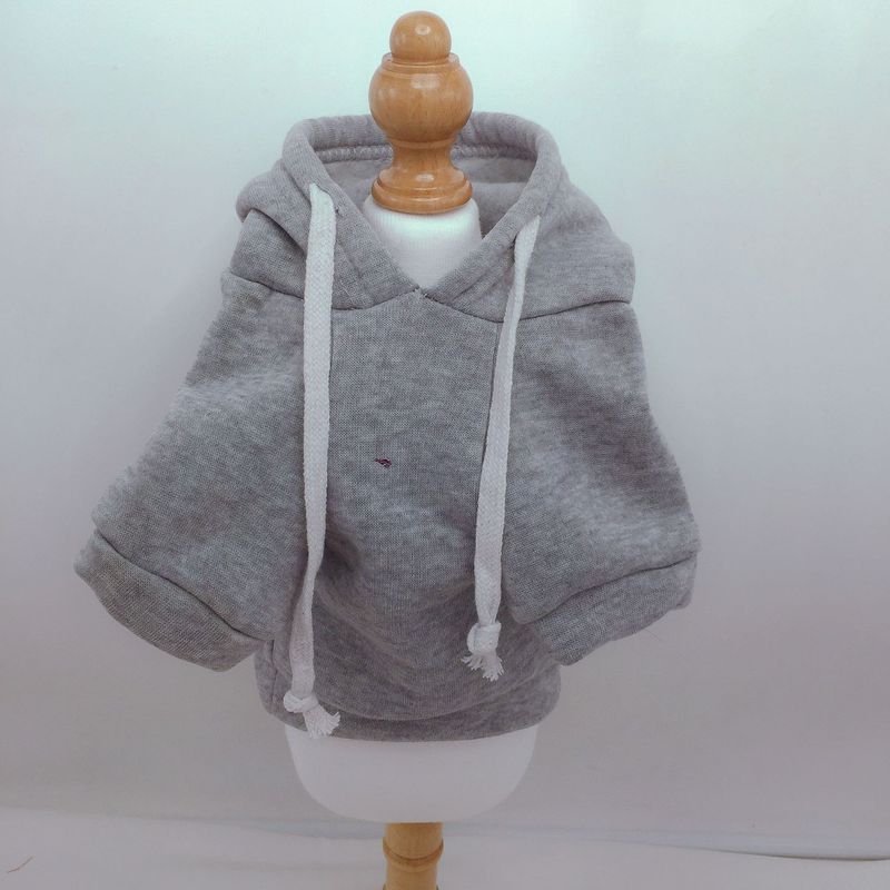 Felpa con cappuccio calda e spessa per cani e gatti di taglia piccola e media, in pile, per autunno e inverno._voghion.com