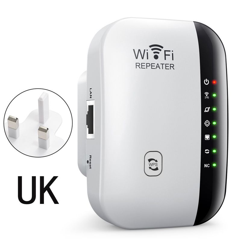High-Power WiFi Extender - 300Mbit/s Wireless Range Expander With Fast Speed & Reliable Signal | Ideal For Large Homes_voghion.com
