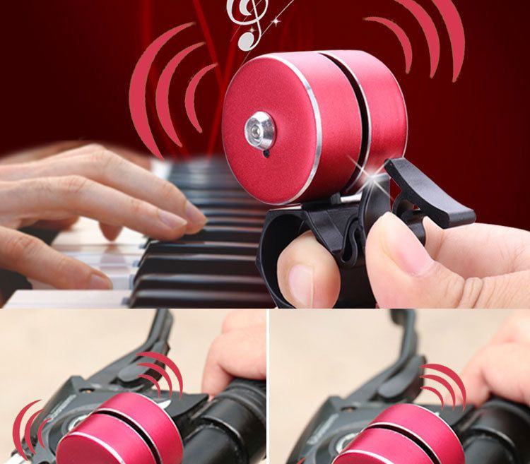 Bocina de carretera doble para bicicleta de montaña, accesorios para montar en bicicleta_voghion.com