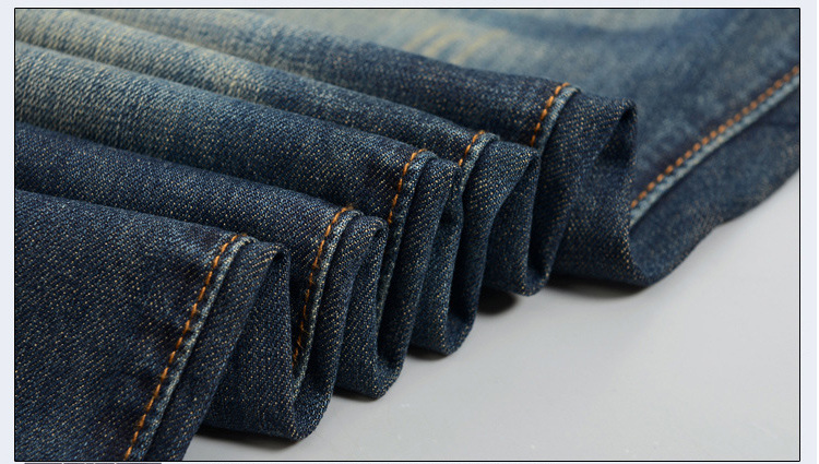 Herrenbekleidung Frühling und Herbst Jeans Herren Slim Straight Casual Pants Denim Lange Hosen_voghion.com