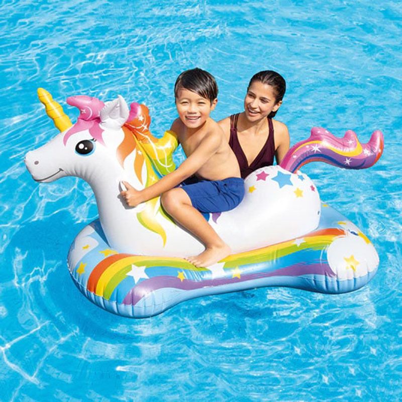 INTEX Ride-On Inflatable Toy Children's Pool Animal Float Water Play_voghion.com