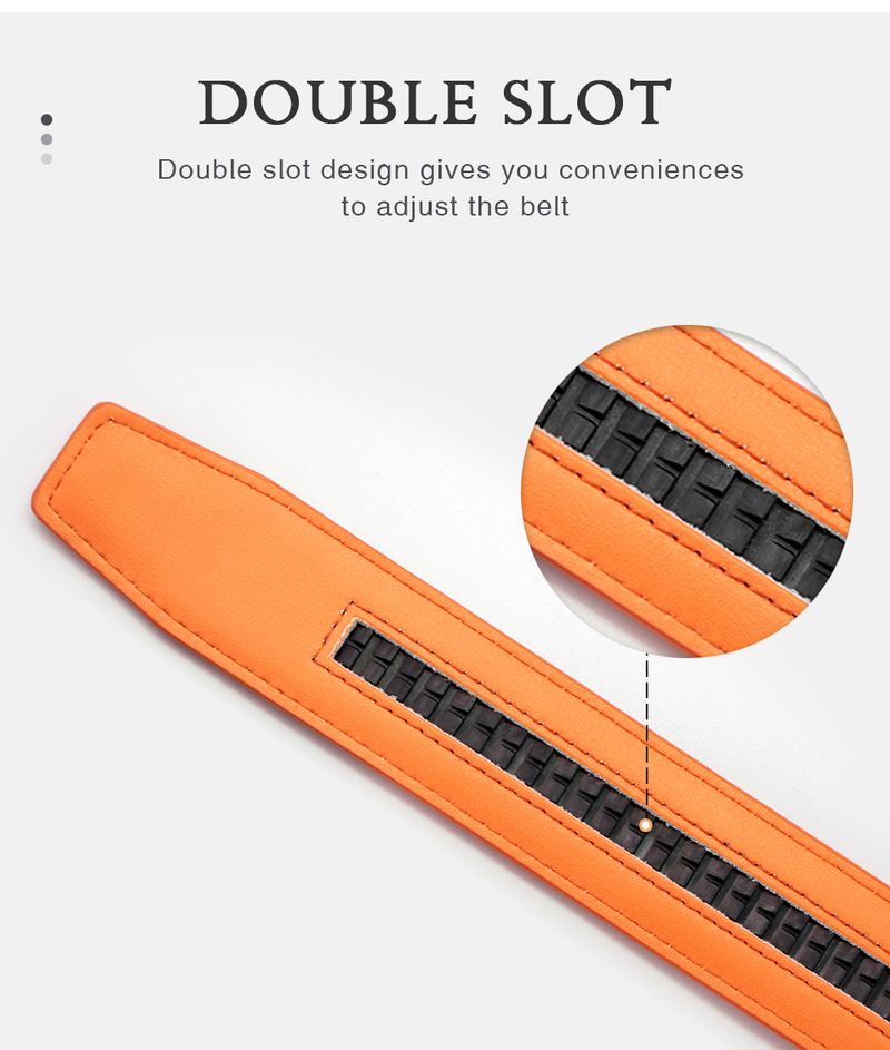 HOT Metal Automatic Buckle High Quality Leather Belts for Men Famous Brand Work Business Strap_voghion.com