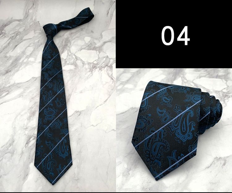 Tie, men's formal attire, business, leisure, fashion, handcrafted wide edition indigo blue forest style trendy and_voghion.com