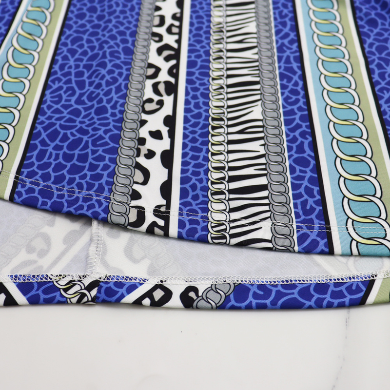 Naisten temperamenttinen olkapäillä painettu maksimekko kesämekko_voghion.com