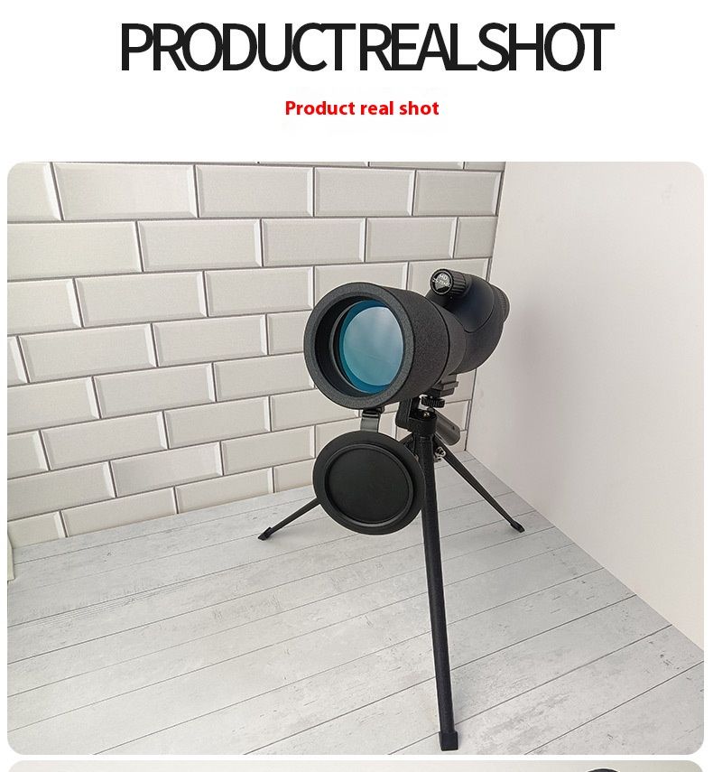 Telescopio monoculare da esterno Telescopio ad alta definizione ad alto ingrandimento 25x75, può essere equipaggiato con la visualizzazione del bersaglio_voghion.com