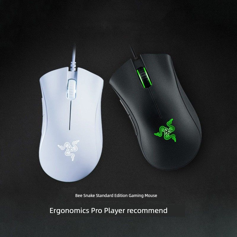DeathAdder Essential Razer Death Adder Standard Edition USB-dator E-sport Trådbunden Gamingmus Lol_voghion.com