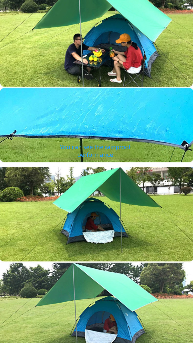 Tenda da campeggio multifunzionale, parasole, antipioggia, da spiaggia, per auto_voghion.com