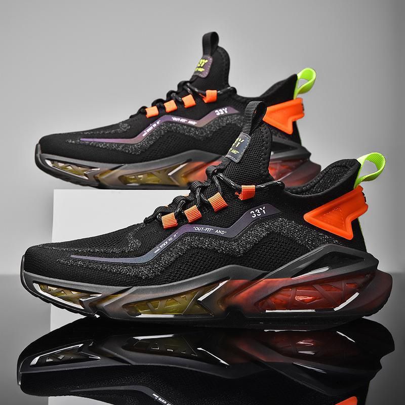 Nuove scarpe sportive da corsa in mesh per adolescenti, primavera ed estate, scarpe casual basse, scarpe da uomo taglie forti_voghion.com
