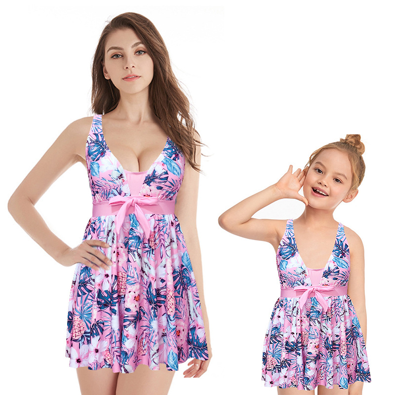 Maillot de bain bikini une pièce sexy parent-enfant pour femmes, vente en gros_voghion.com