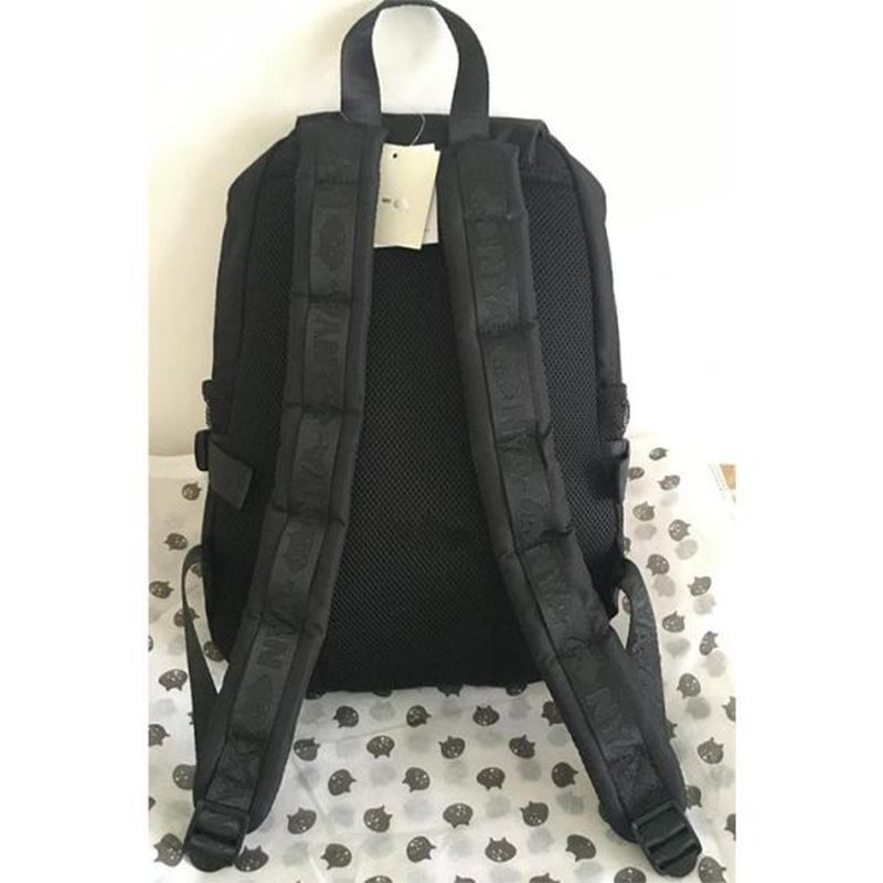 Mochila de viaje para exteriores de gran capacidad con diseño de gato, moderna y sencilla para estudiantes, para mujer._voghion.com