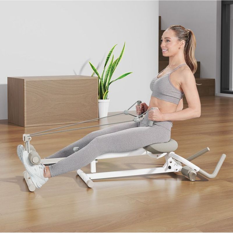 Máquina de remo Wanda Kang 4 en 1 multifuncional para abdominales, glúteos y pérdida de peso con banda de resistencia. Entrenamiento en casa._voghion.com