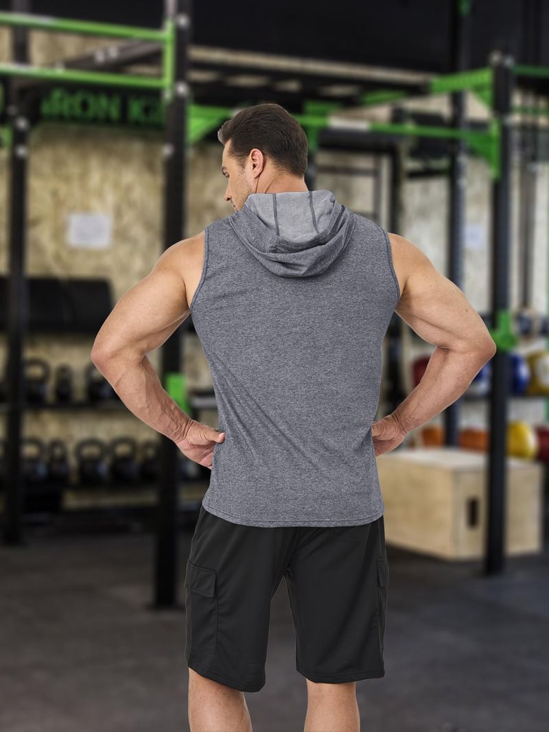 TACVASEN Débardeur de sport en coton sans manches pour homme, sweat-shirt d'entraînement, de gym, d'été_voghion.com