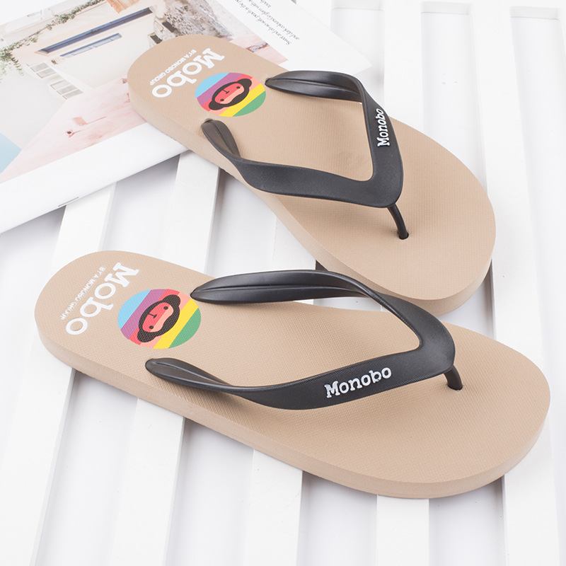 MONOBO Thailand kleiner Affe Herren Flip-Flops Sommer Strandschuhe Europäische und amerikanische Flip-Flops Casual Hausschuhe Sandalen_voghion.com