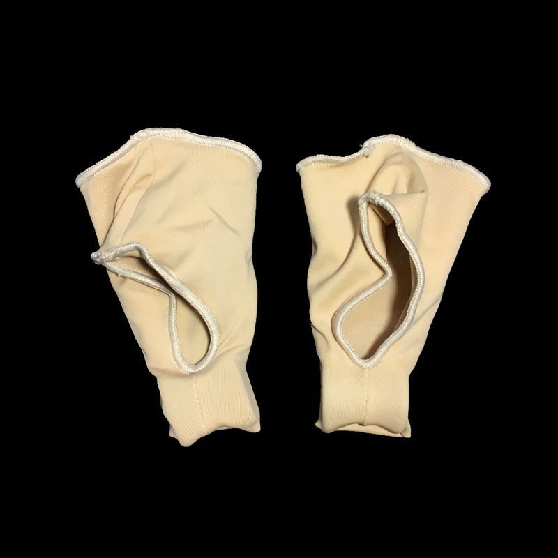 Correttore per dita dei piedi valghe in tessuto più colla in silicone per osso dell'alluce antiusura correzione alluce valgo silicone interno_voghion.com